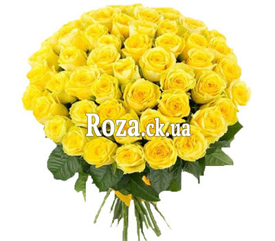 Beautiful bouquet of yellow roses